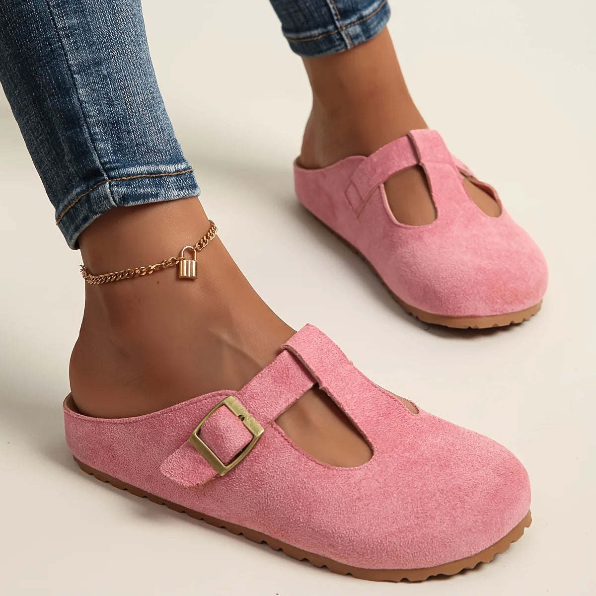 Sabot Comfort con Fibbia Minimalista