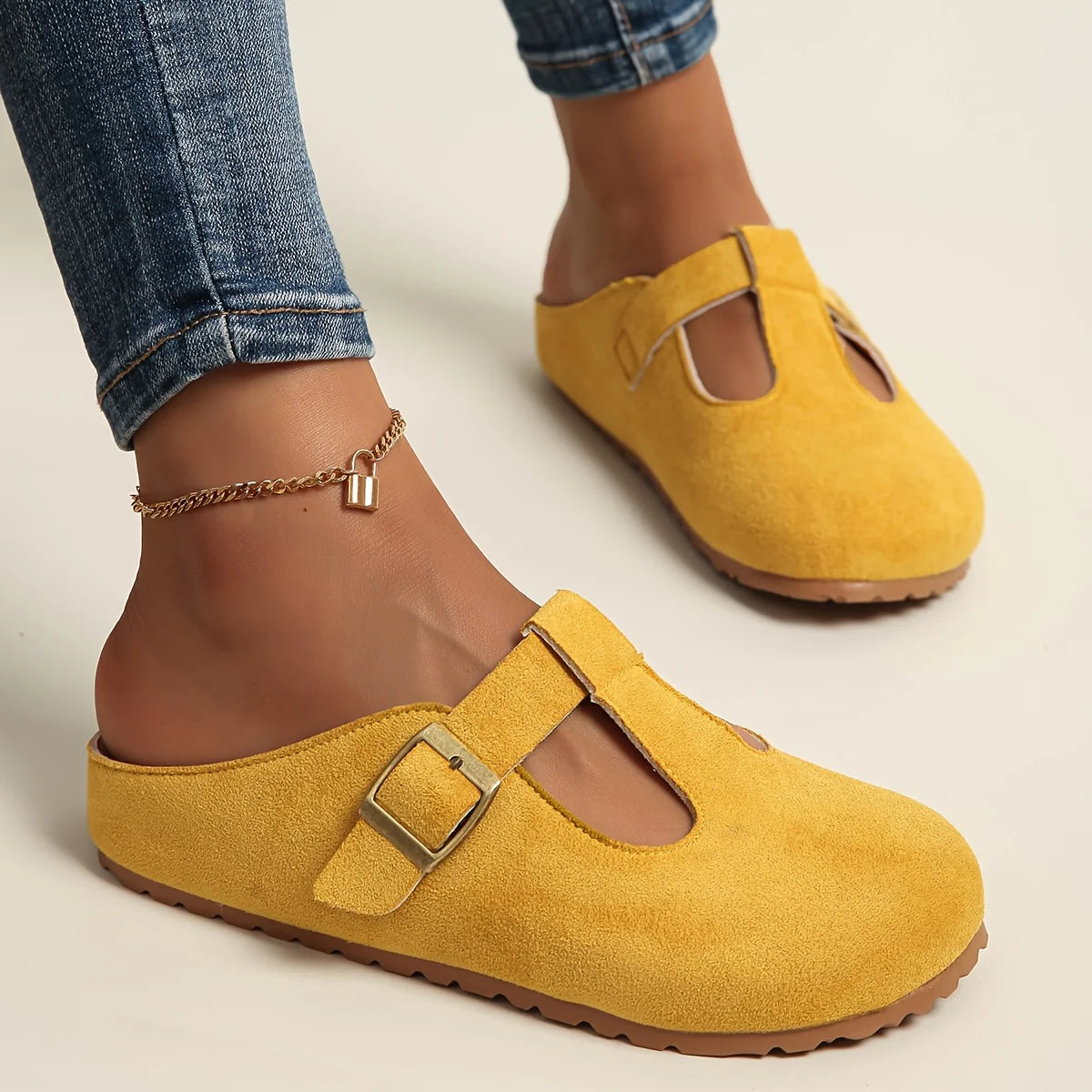 Sabot Comfort con Fibbia Minimalista